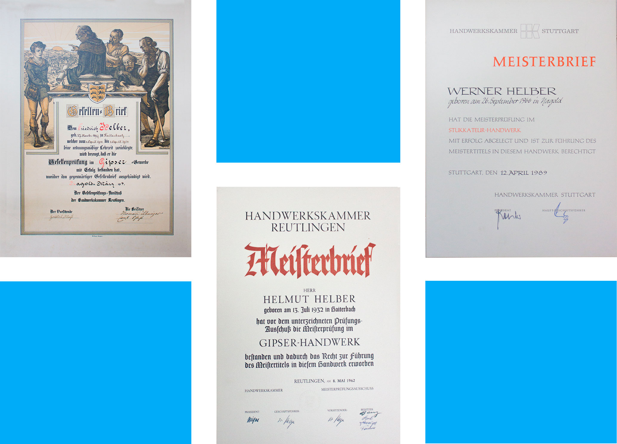 Meisterbriefe
